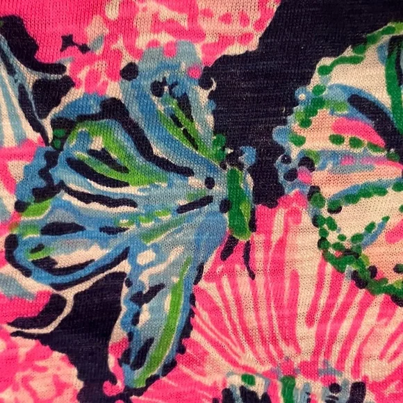 Lilly Pulitzer Etta Scoop Neck Tee - Picture 7 of 7